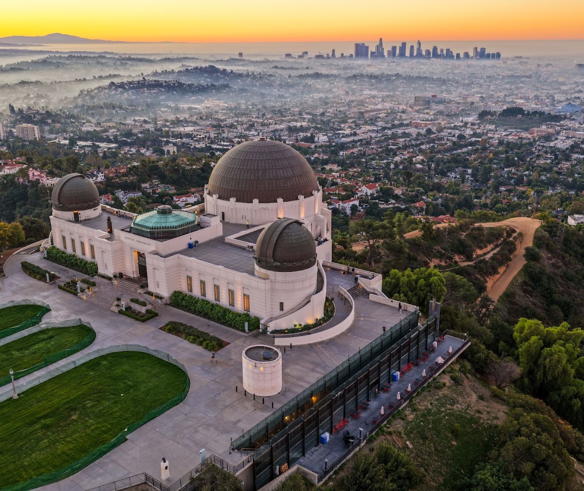 Aerial view of Los Angeles, CA